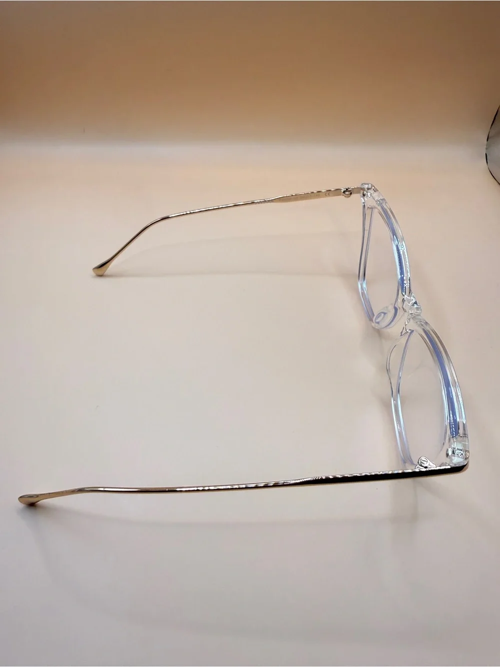 Zeelool Clear Square Frame Glasses, Unknown prescription